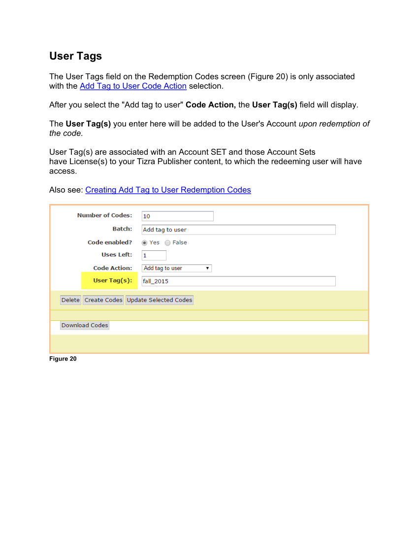 Promoting Content with Redemption Codes page 24