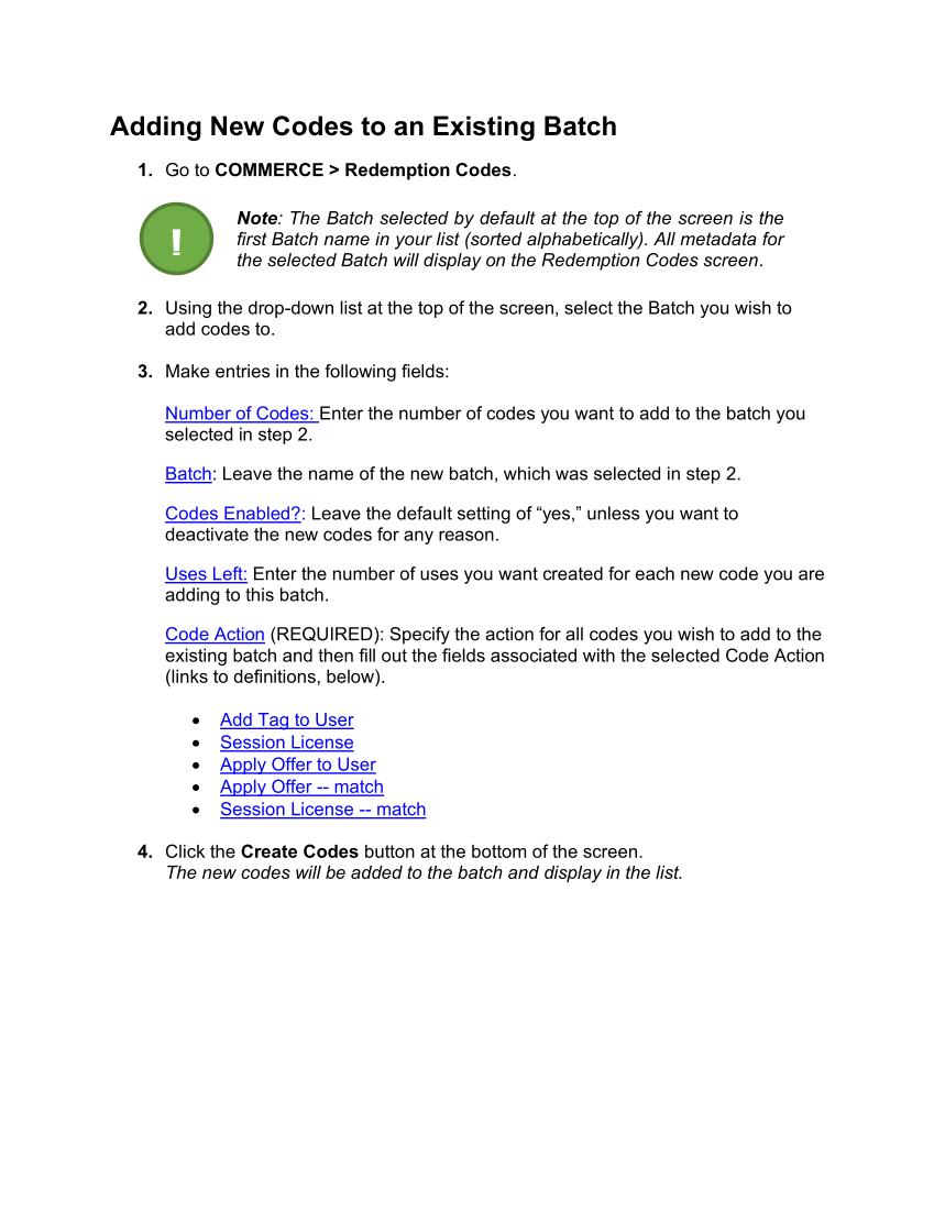 Promoting Content with Redemption Codes page 33
