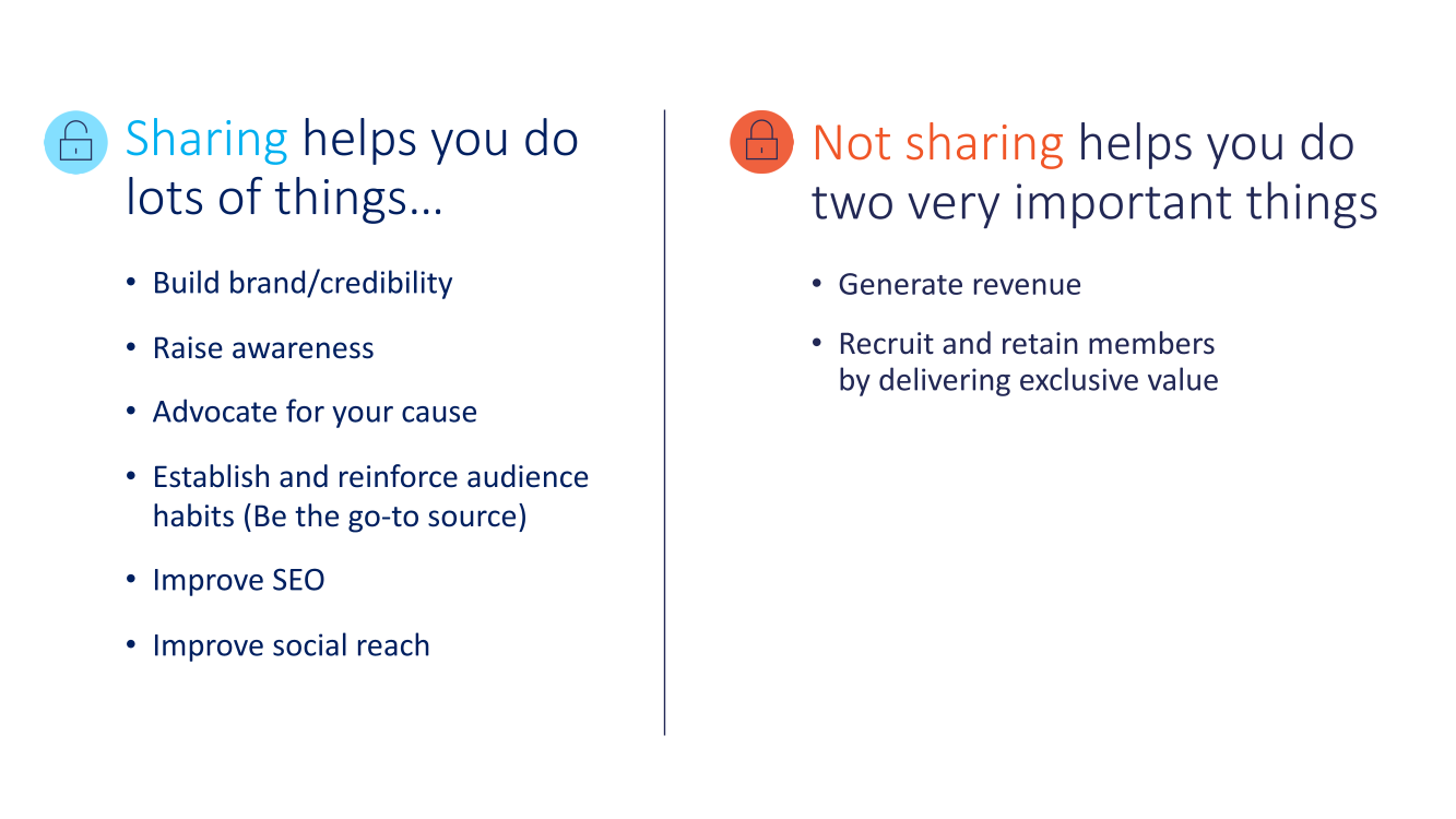How to share… without OVER sharing page 2