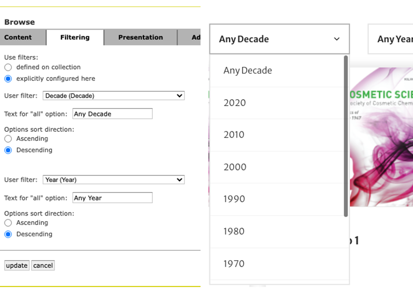 Improved Filtering Flexibility Example